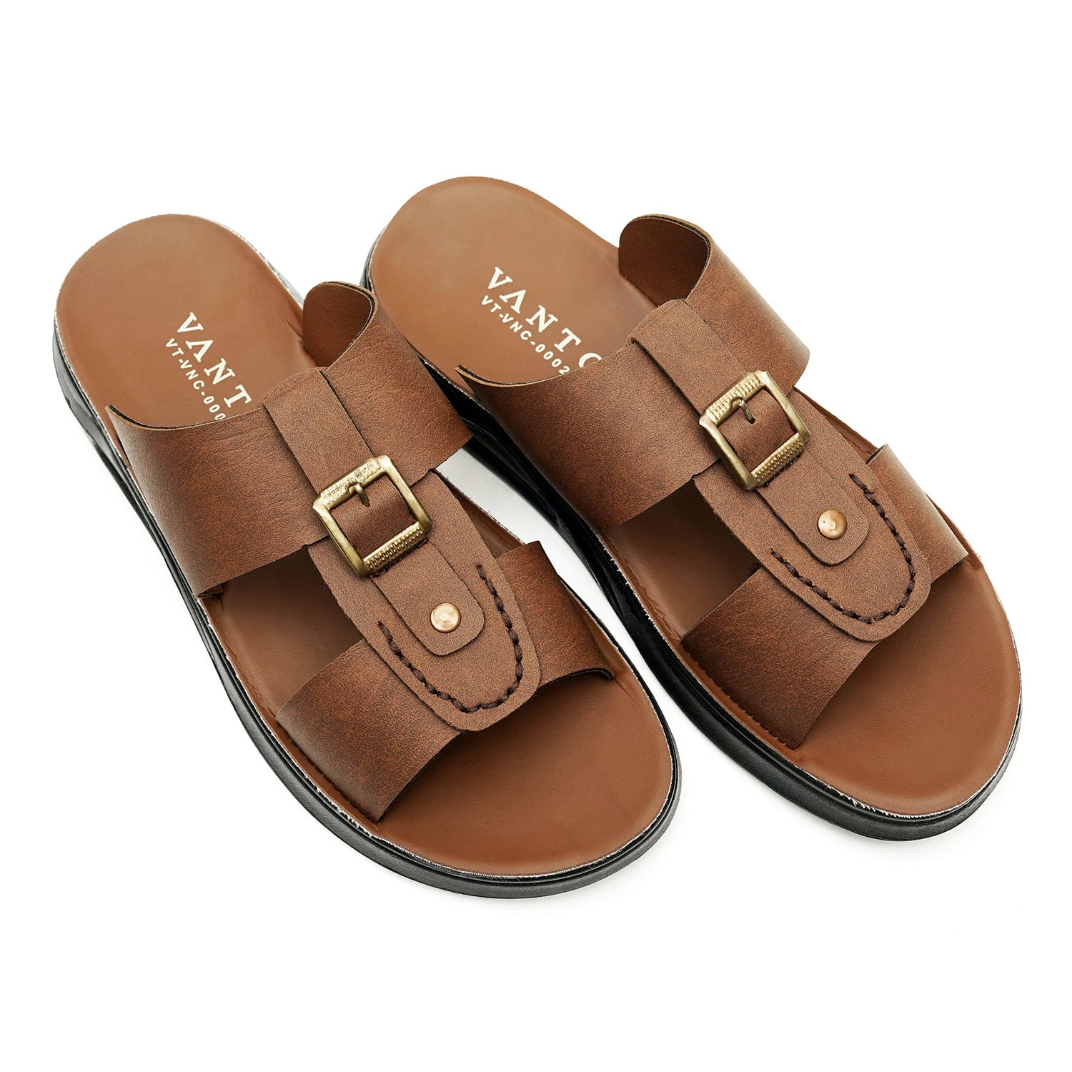 Men's Classic Buckled Chappals